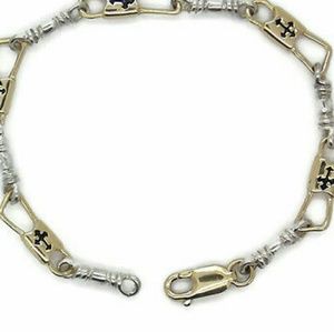 Fishers of Men Acts Bracelet Budded Cross 9.5 in